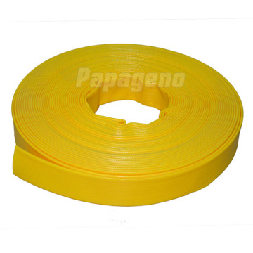 4 Inch Yellow Smooth Surface PVC Layflat Pipe